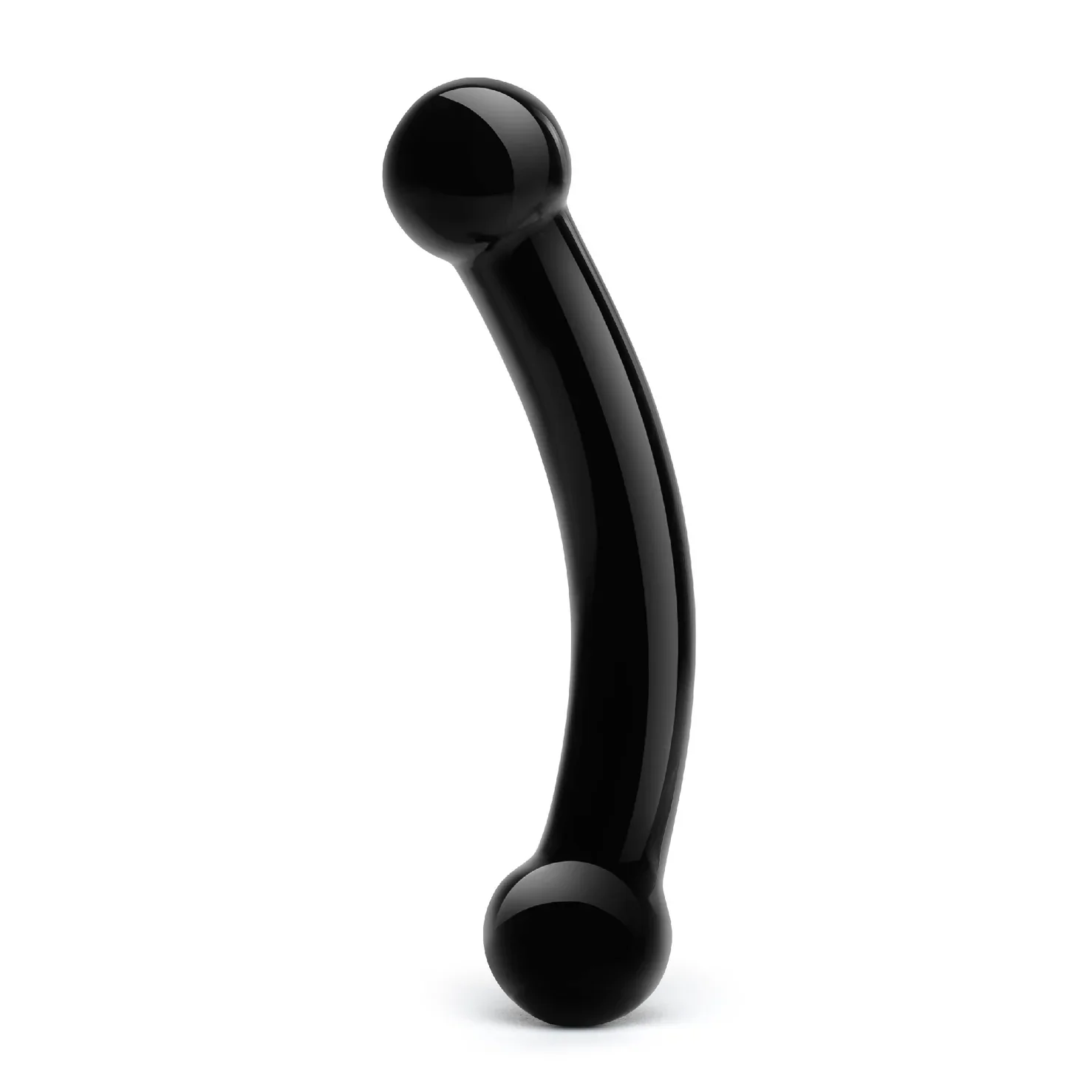 Gläs 5.5" Double Bull Black Dildo - Image 2