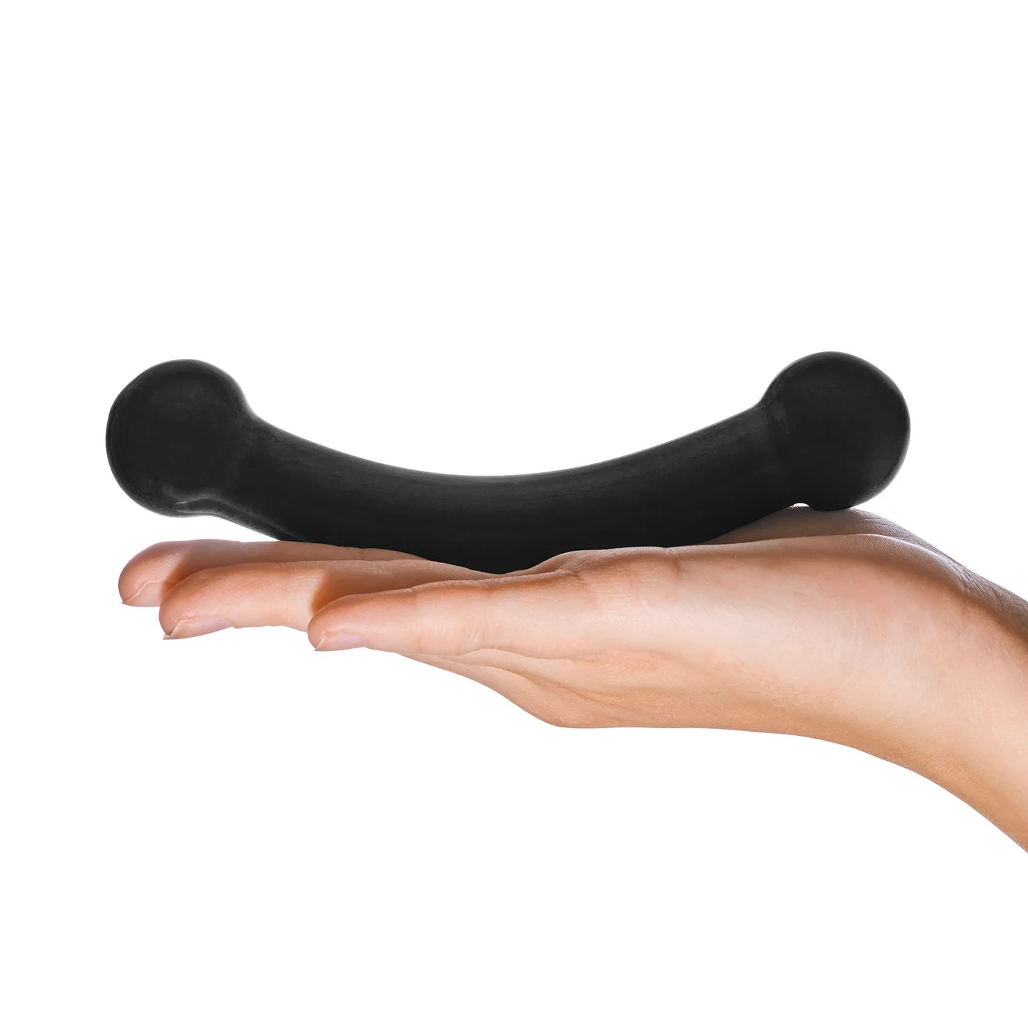 Gläs 5.5" Double Bull Black Dildo - Image 5