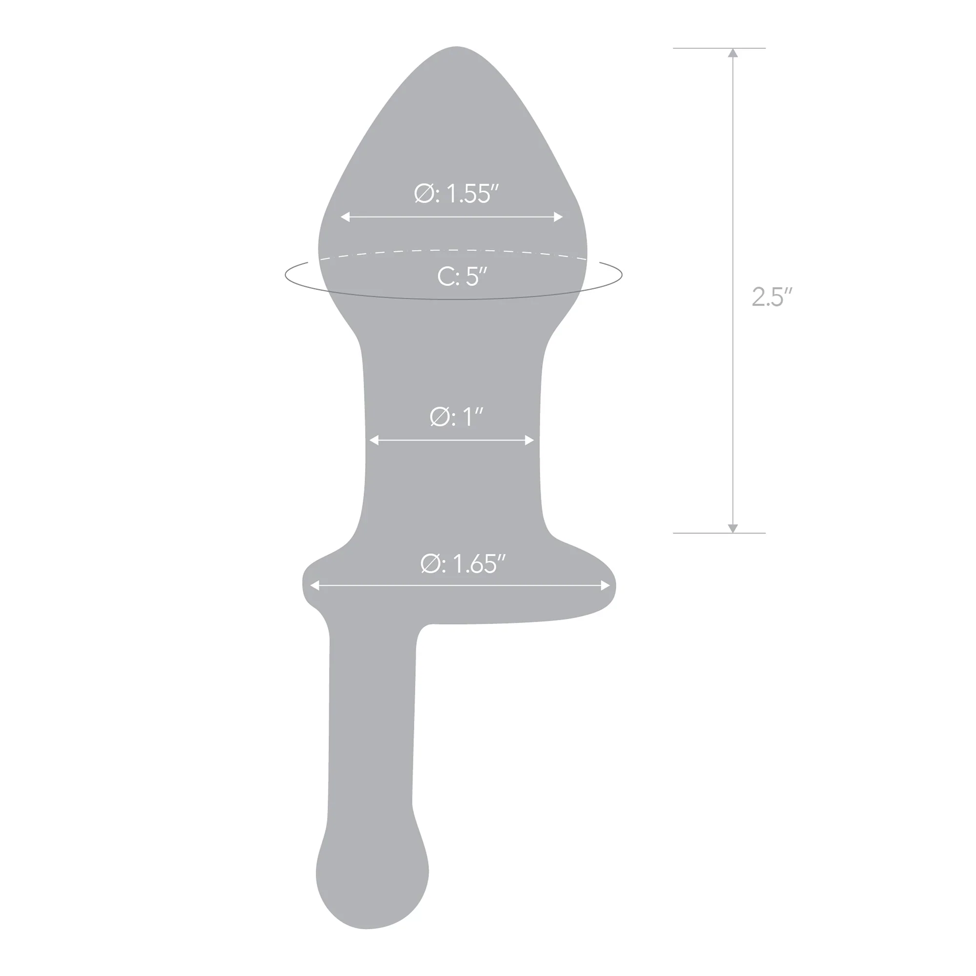 Gläs 5" glass juicer butt plug - Image 7