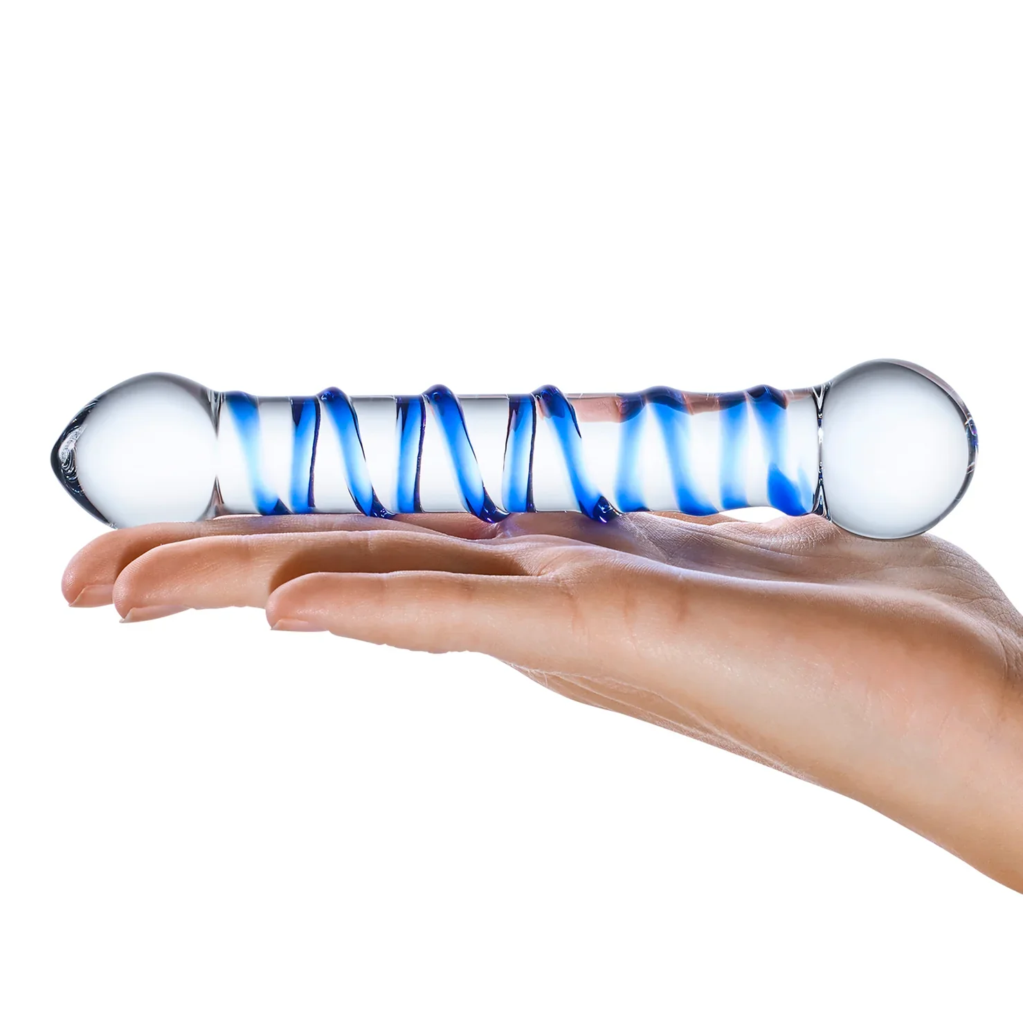 Gläs 6.5" Spiral dildo - Image 5