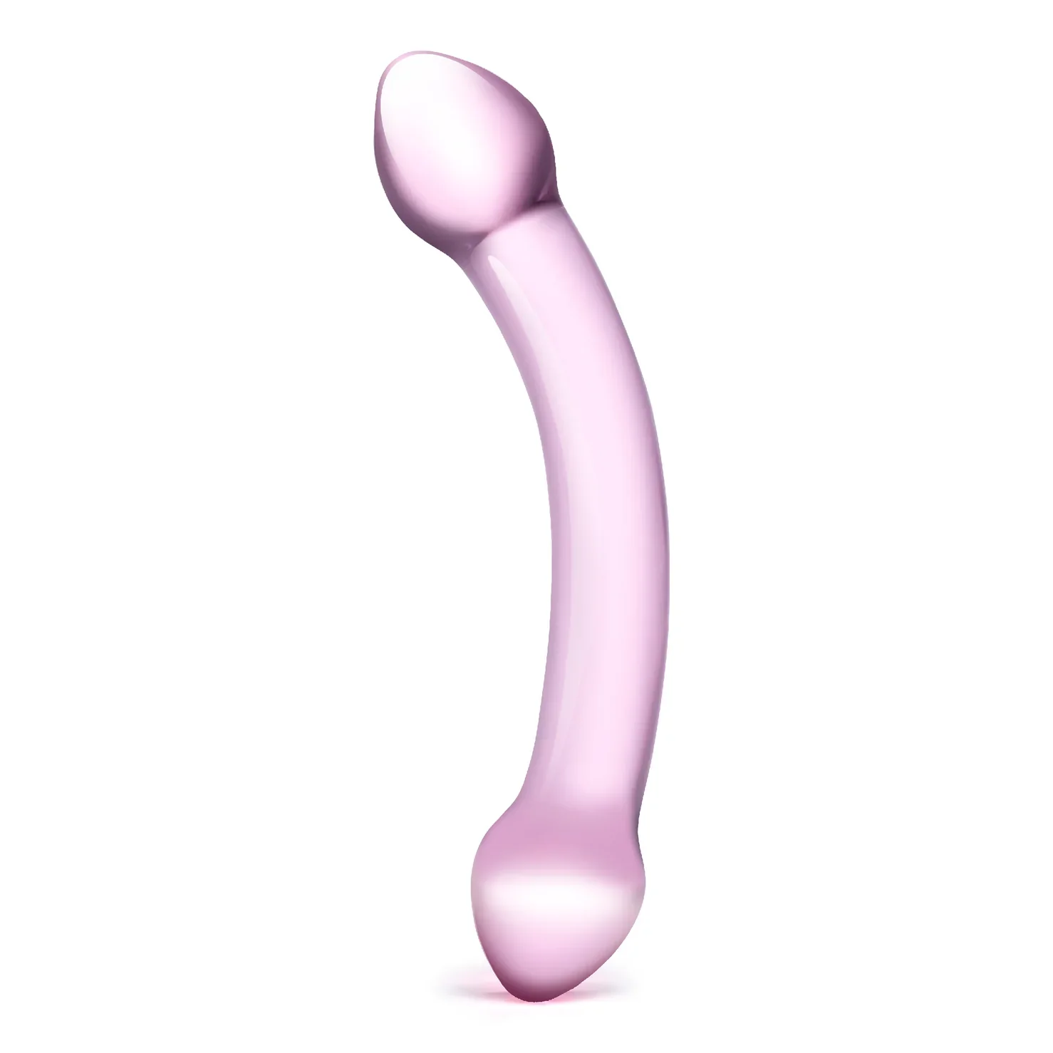 Gläs 7.25" Double Trouble Purple Dildo - Image 2