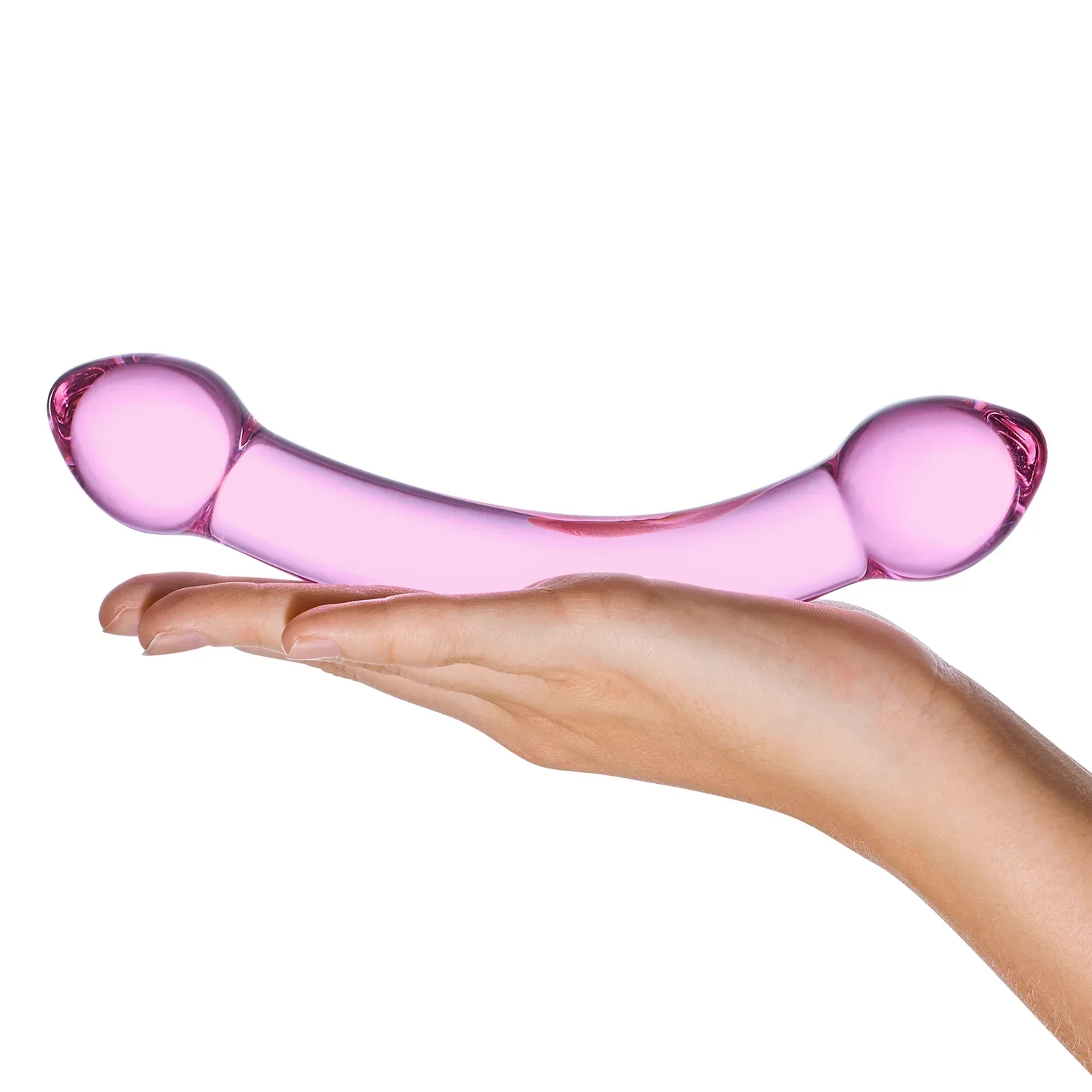 Gläs 7.25" Double Trouble Purple Dildo - Image 5