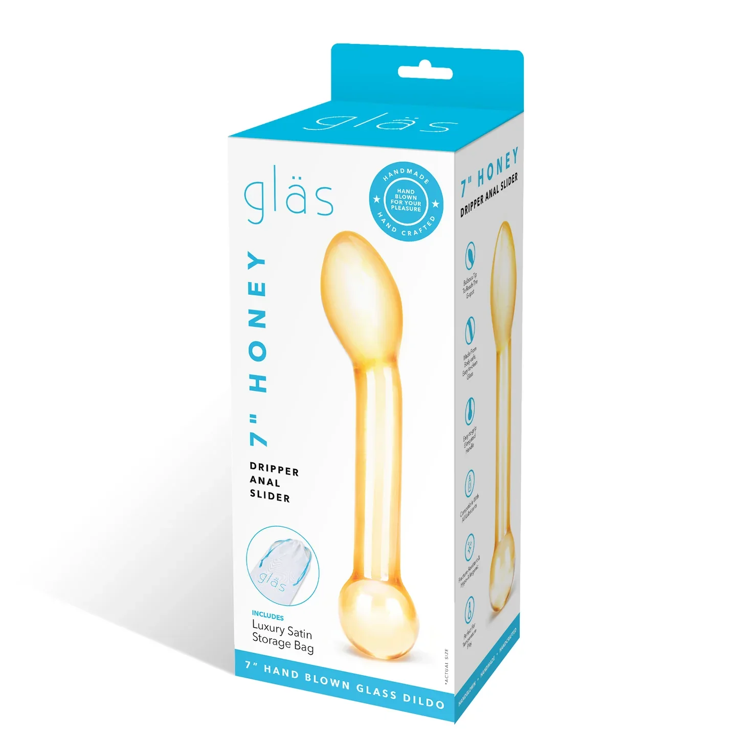 Gläs 7" Honey Dripper Anal Slider - Image 8