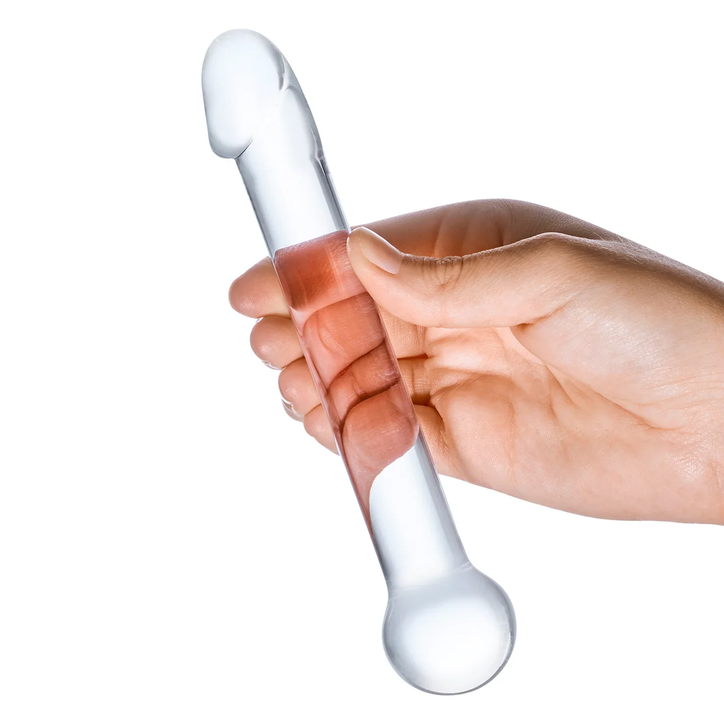 Gläs 7" realistic head glass dildo - Image 4