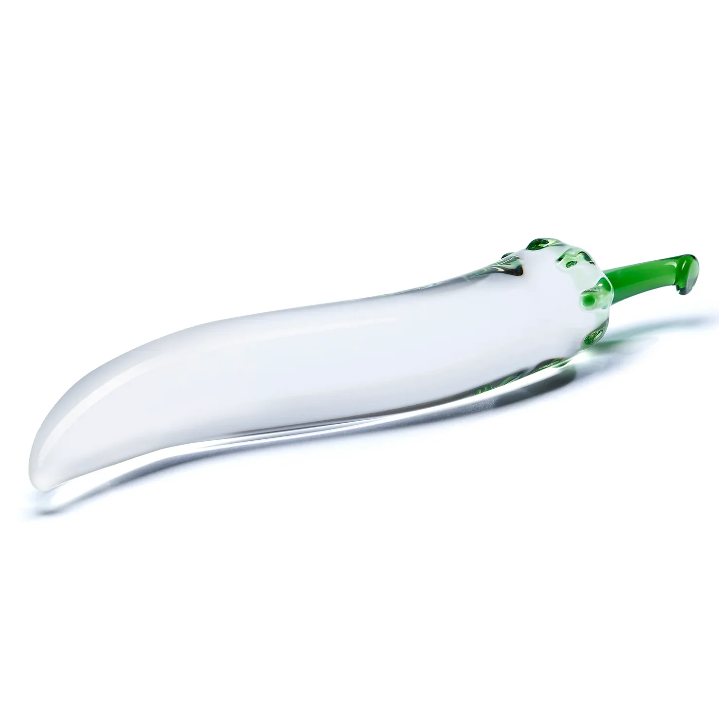Gläs 8.25" Glass Naturals Chili Pepper Dildo - Image 3