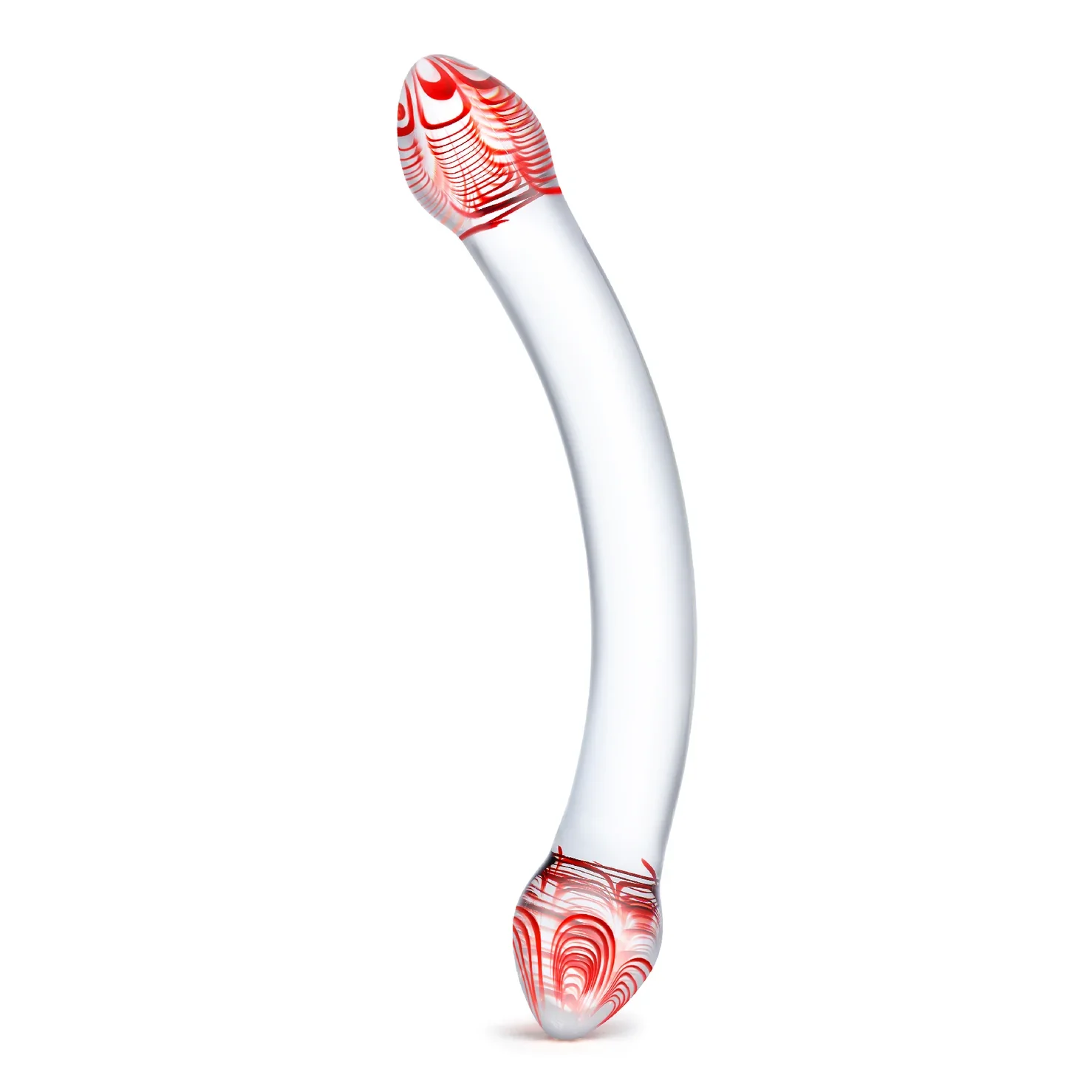 Gläs 8" Red Head Double Dildo - Image 2