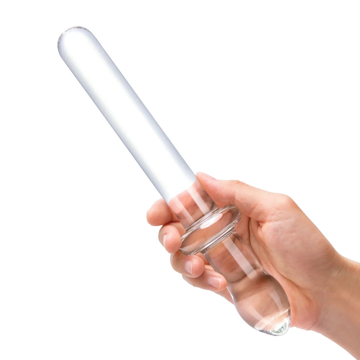 Gläs 9.25" Classic Smooth Dual-Ended Dildo - Image 4