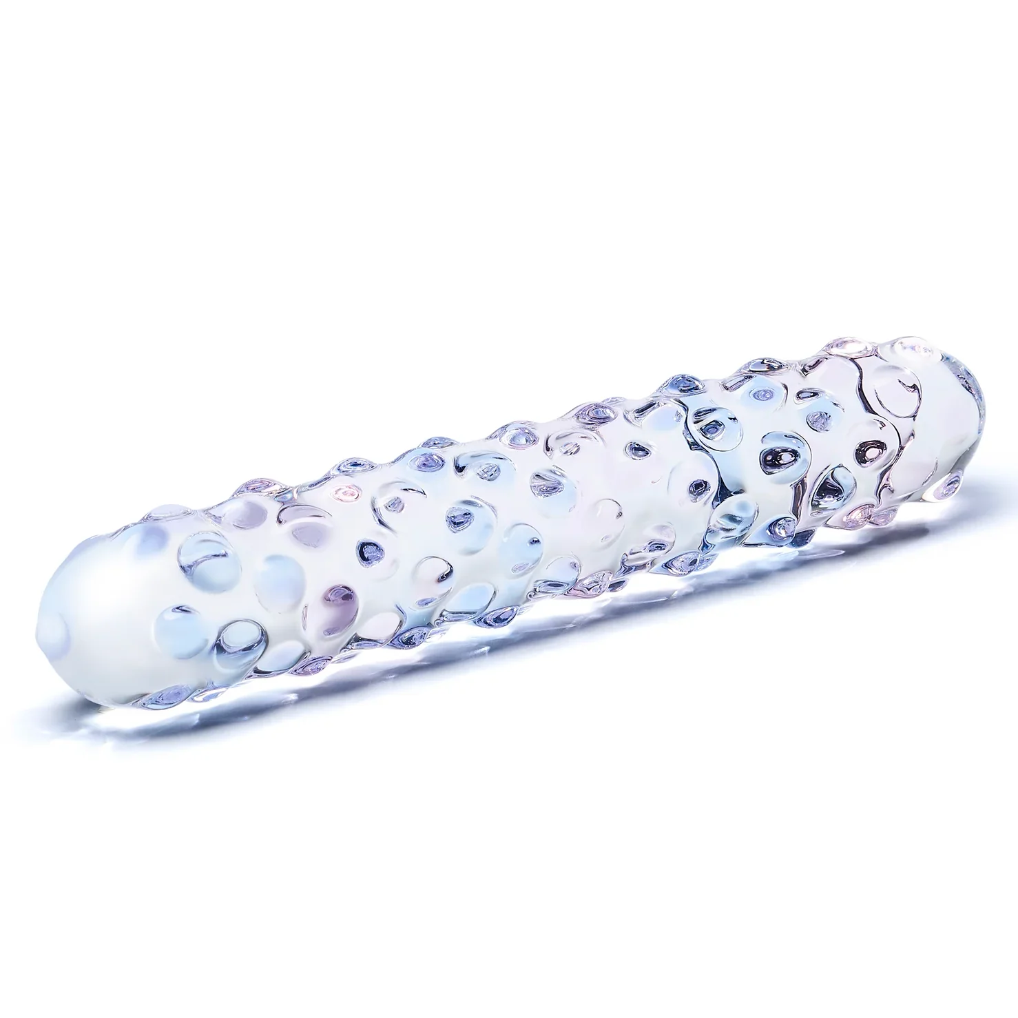 Gläs Purple Rose Nubby Dildo - Image 3