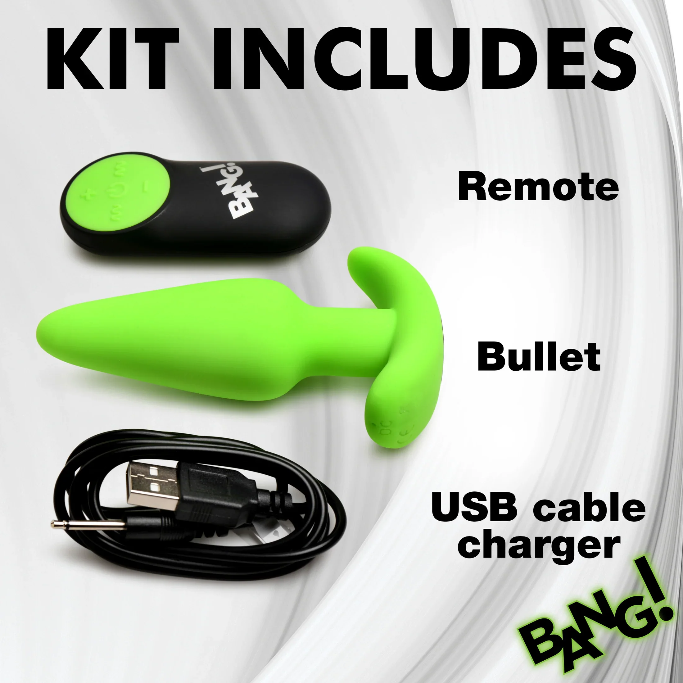 GLOW-IN-THE-DARK SILICONE BUTT PLUG - Image 6