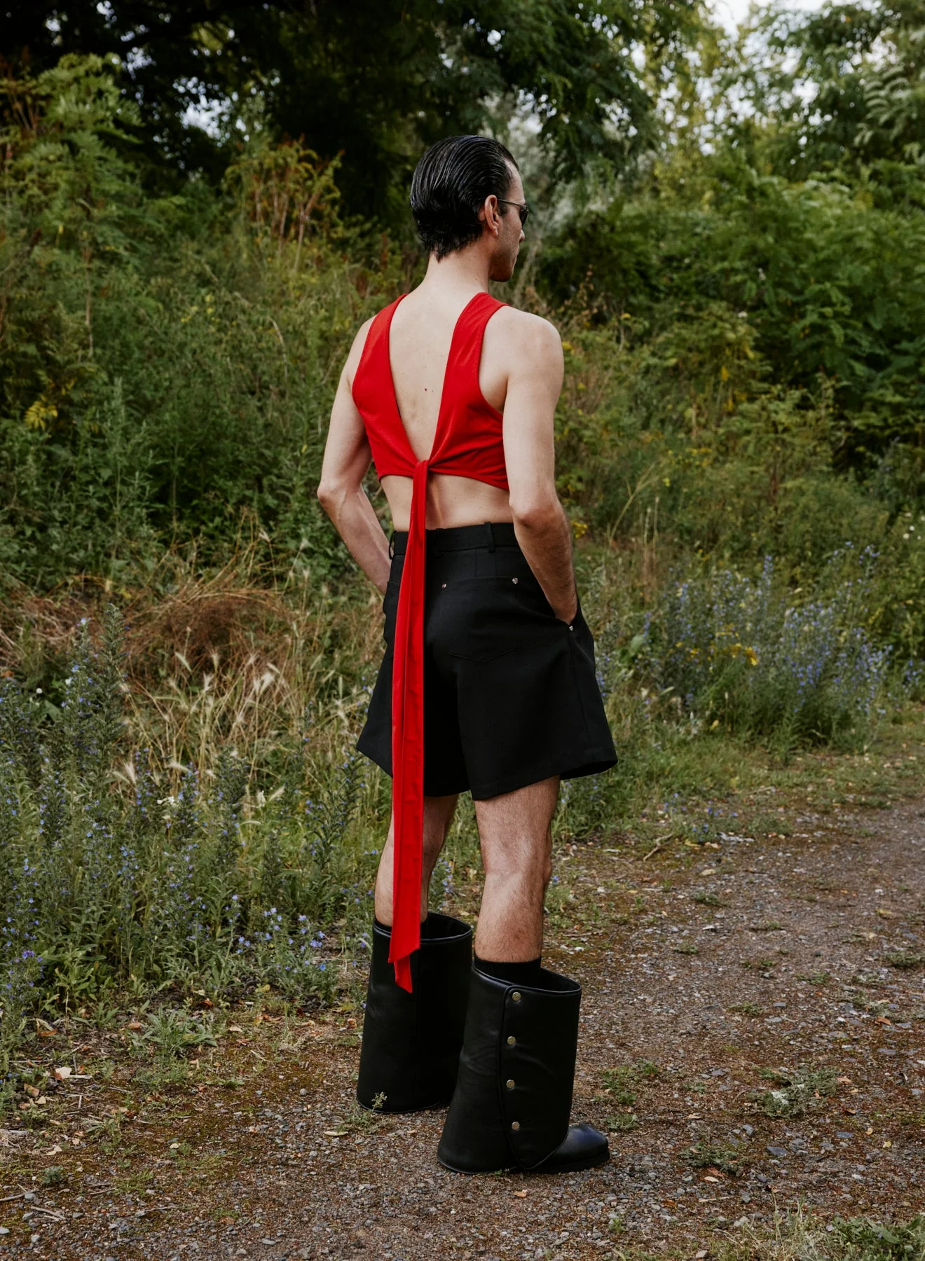GMBH AYLIN TIED TANK TOP RED - Image 4