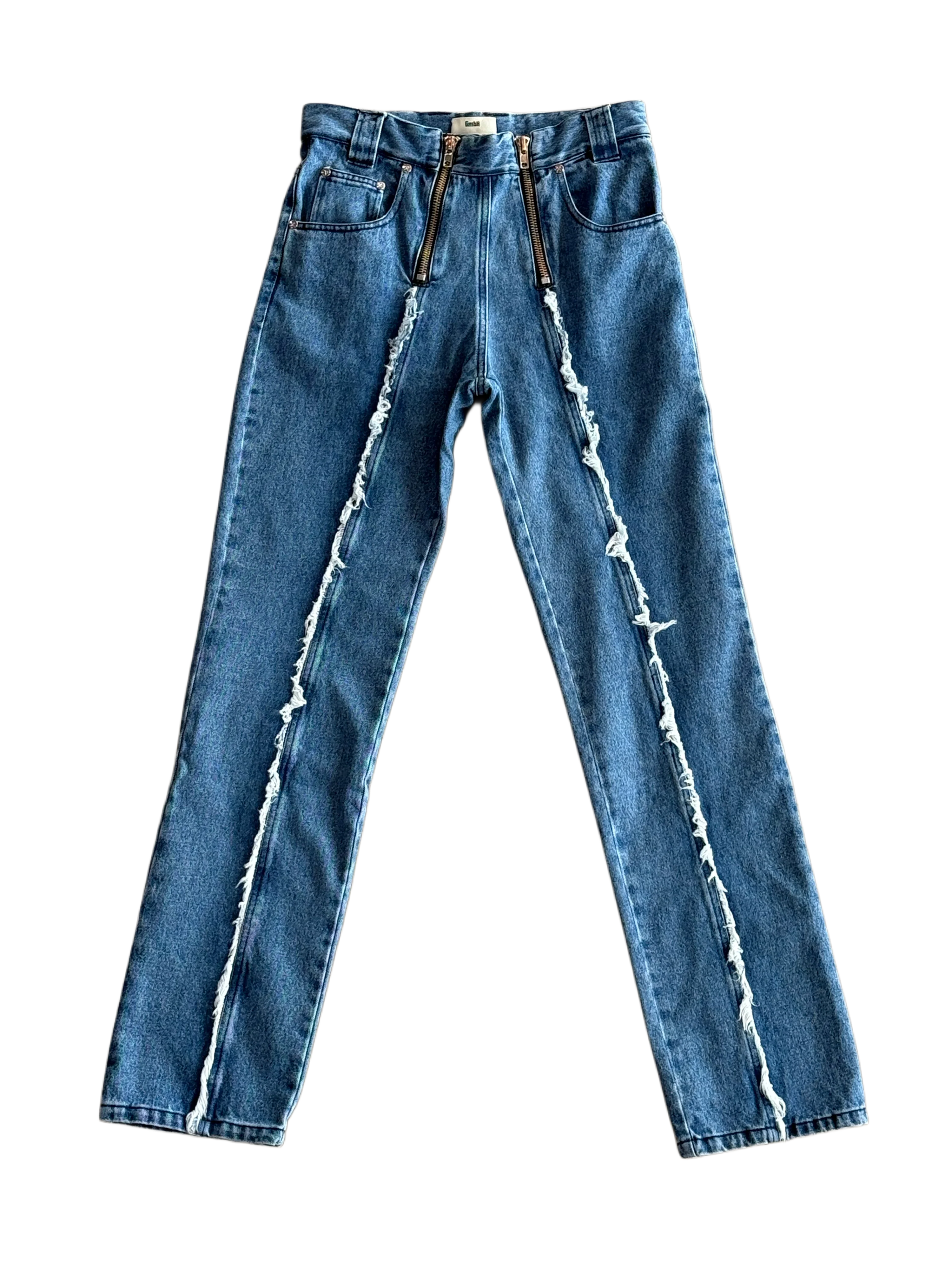 GMBH FRONT FRINGE ZIPPER JEANS FW 24-25 - Image 4