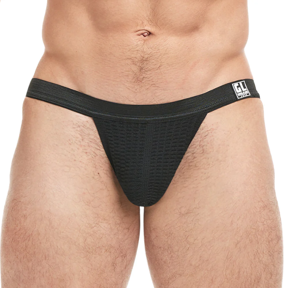 Goal Line Low Rise Jockstrap Black