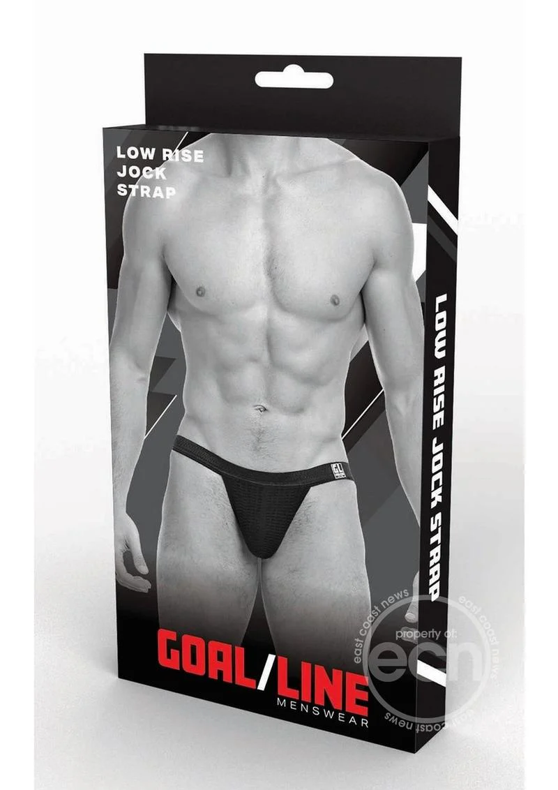 Goal Line Low Rise Jockstrap Black - Image 3