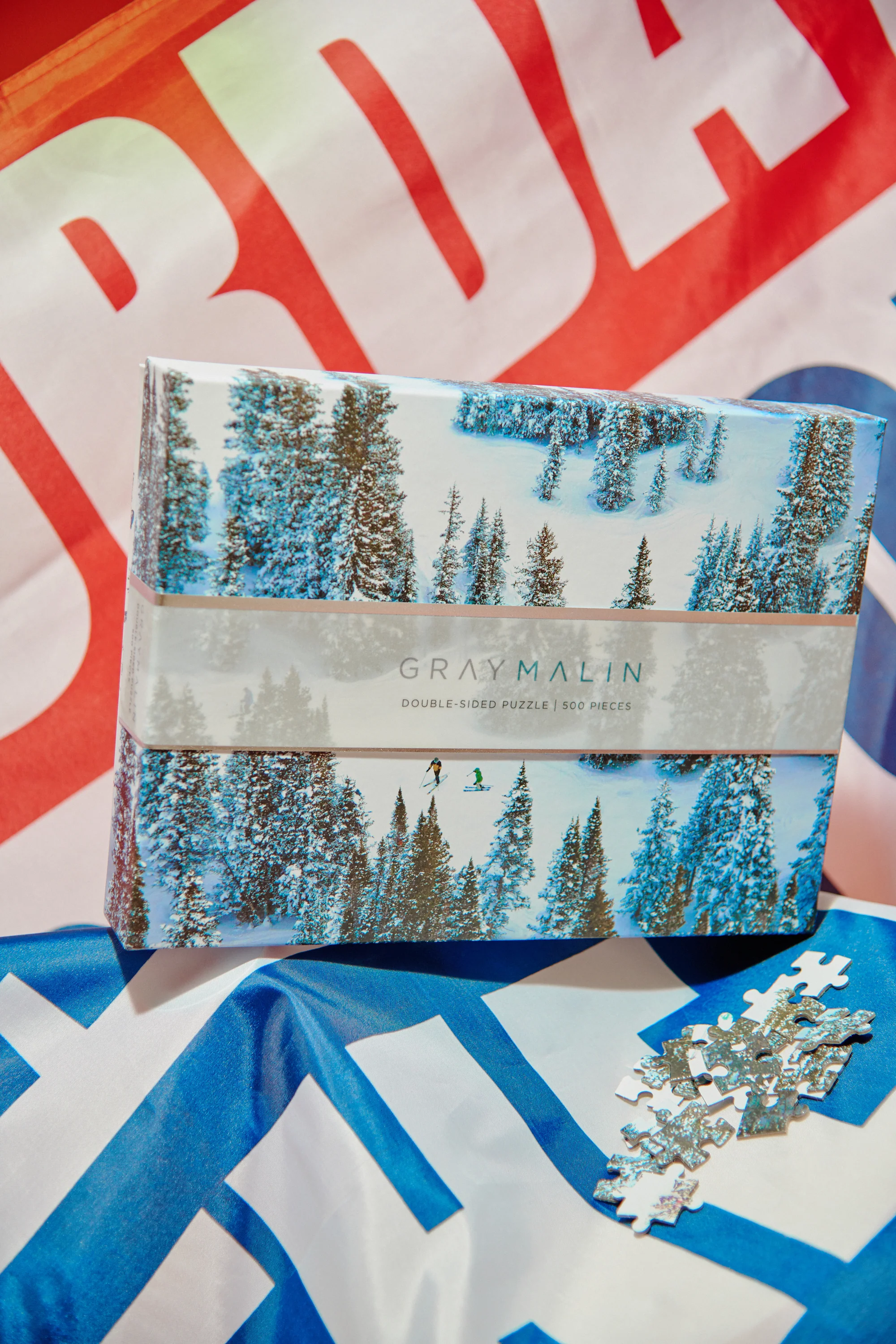 Gray Malin The Snow Double Sided 500 Piece Jigsaw Puzzle - Image 2
