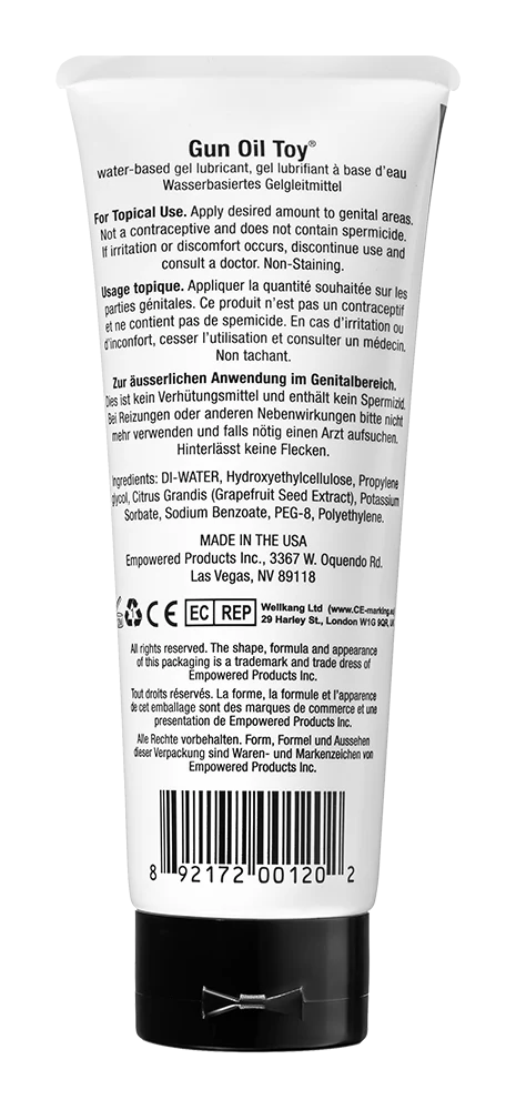 GUN OIL Toy WATER-BASED LUBRICANT 3.3 oz - Image 3