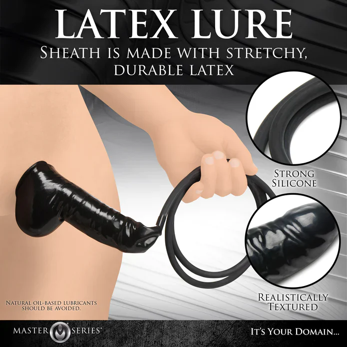 Guzzler Realistic Penis Sheath With Tube - Image 5