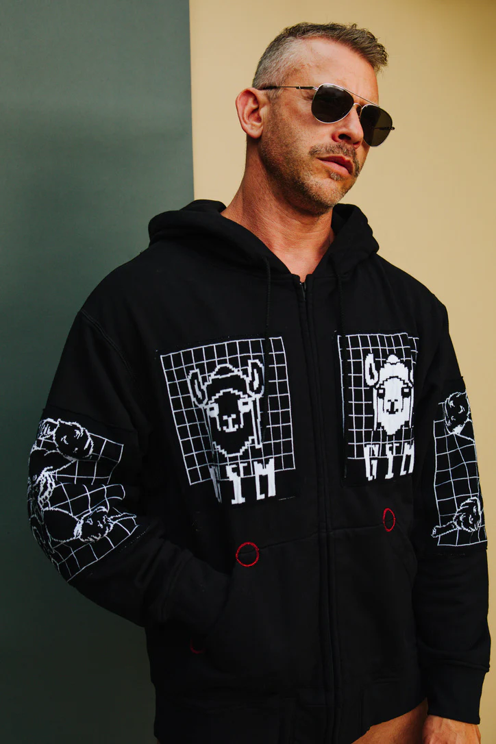 GYM ZIP UP HOODIE by Bernhard Willhelm FW22 - Image 9