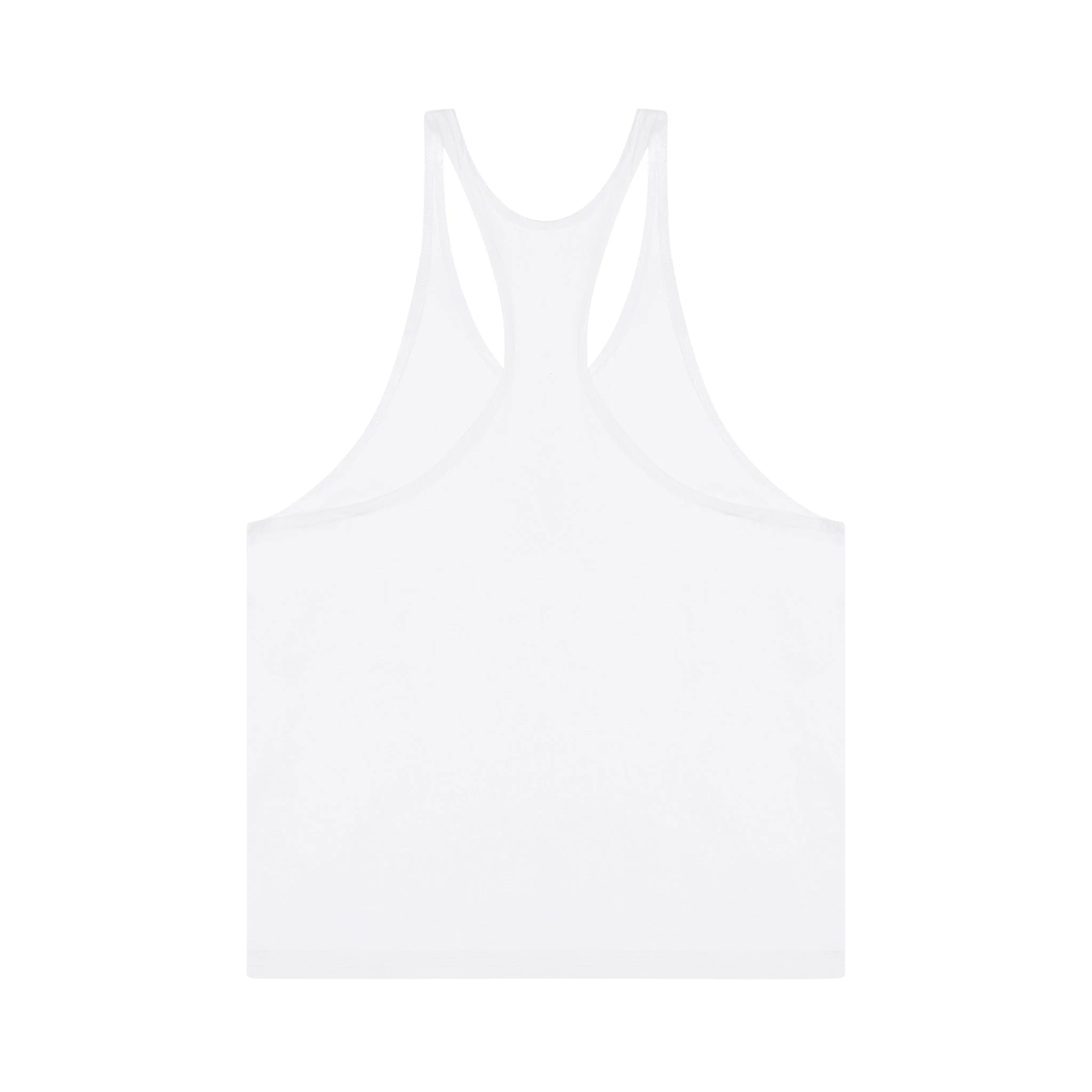 GYMNASIUM THE BODY WORK STRINGER TANK WHITE WITH MAROON - Image 2