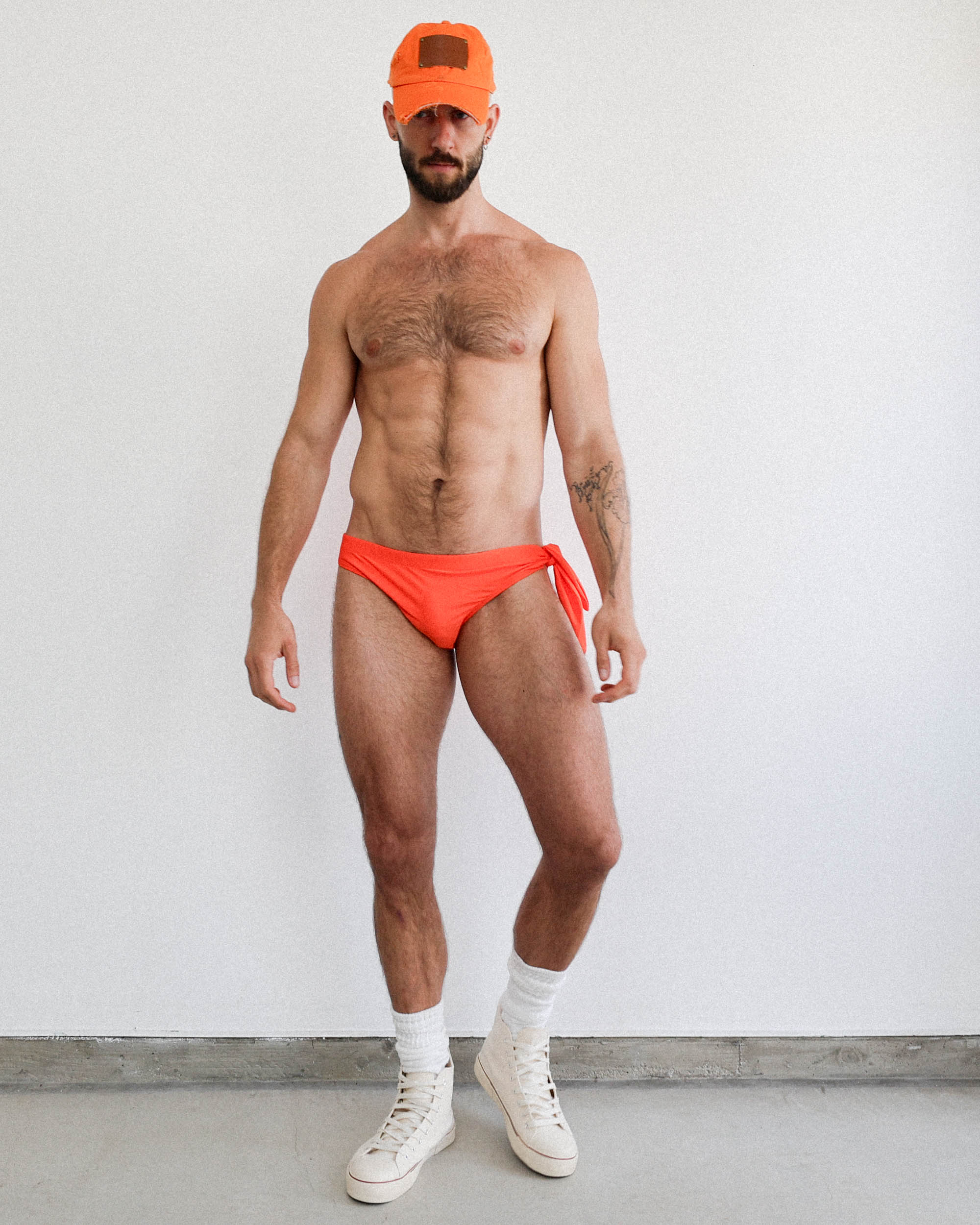 GYMNASIUM THE DISTRESSED CAP ORANGE - Image 2