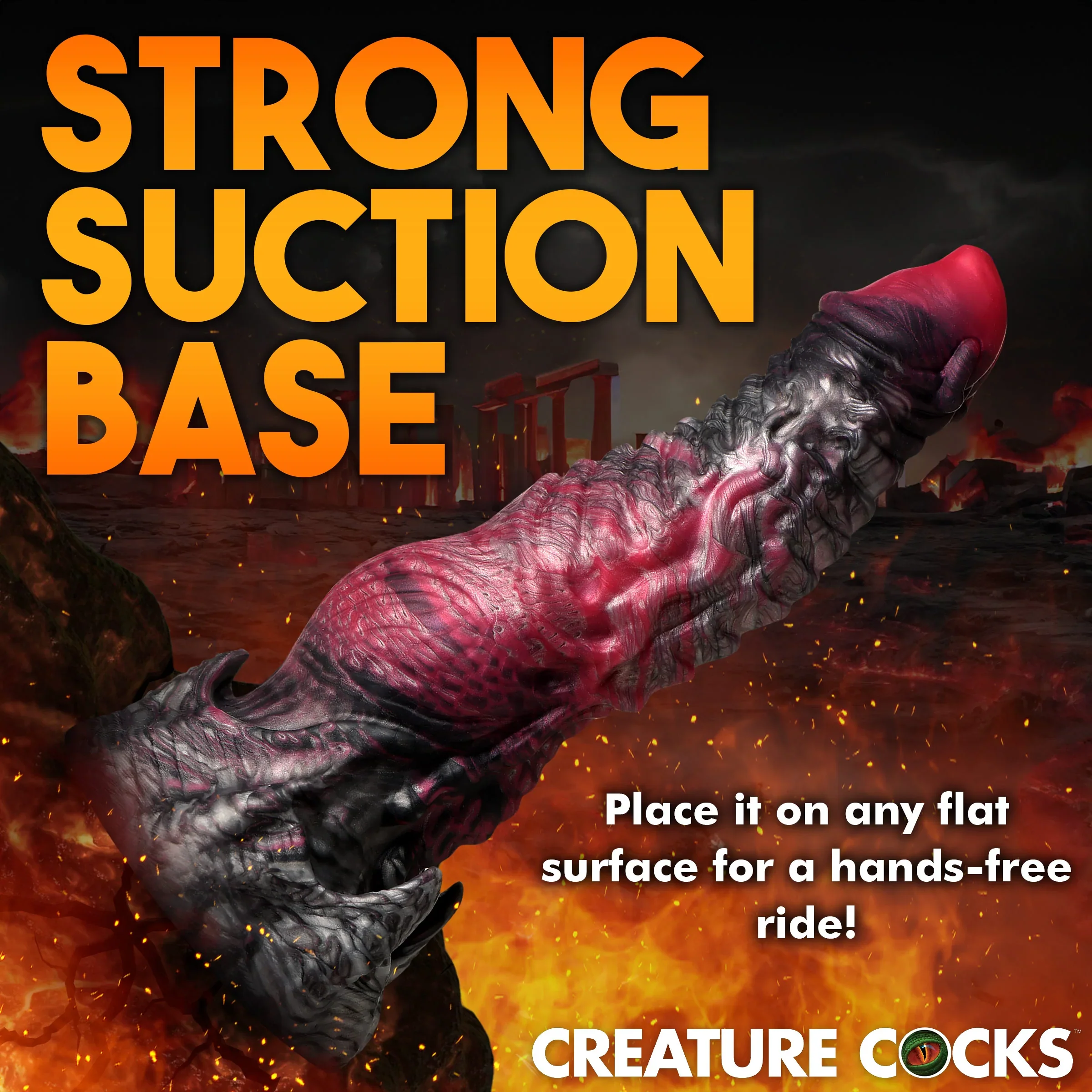Hades Silicone Dildo - Large - Image 9