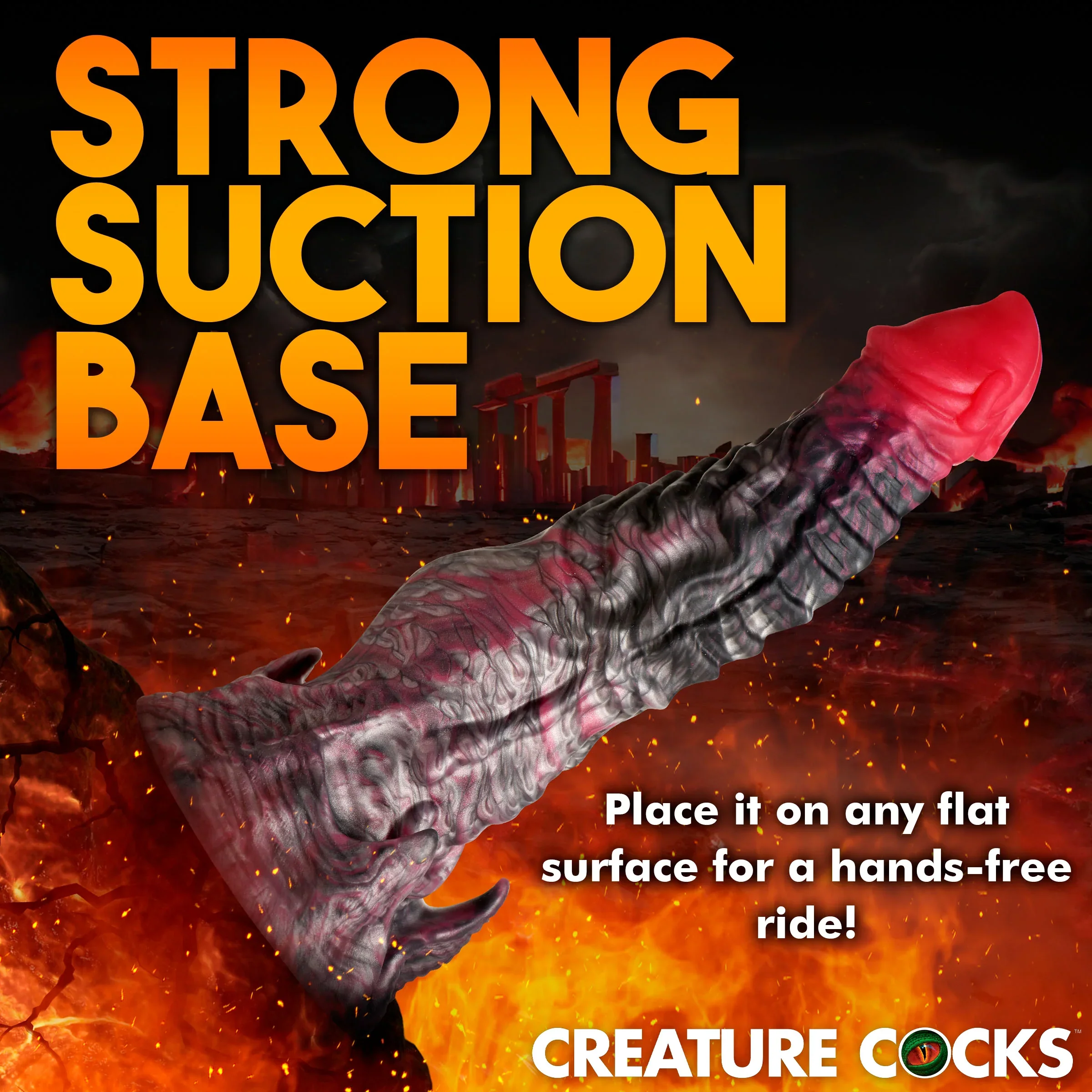 Hades Silicone Dildo - Medium - Image 8