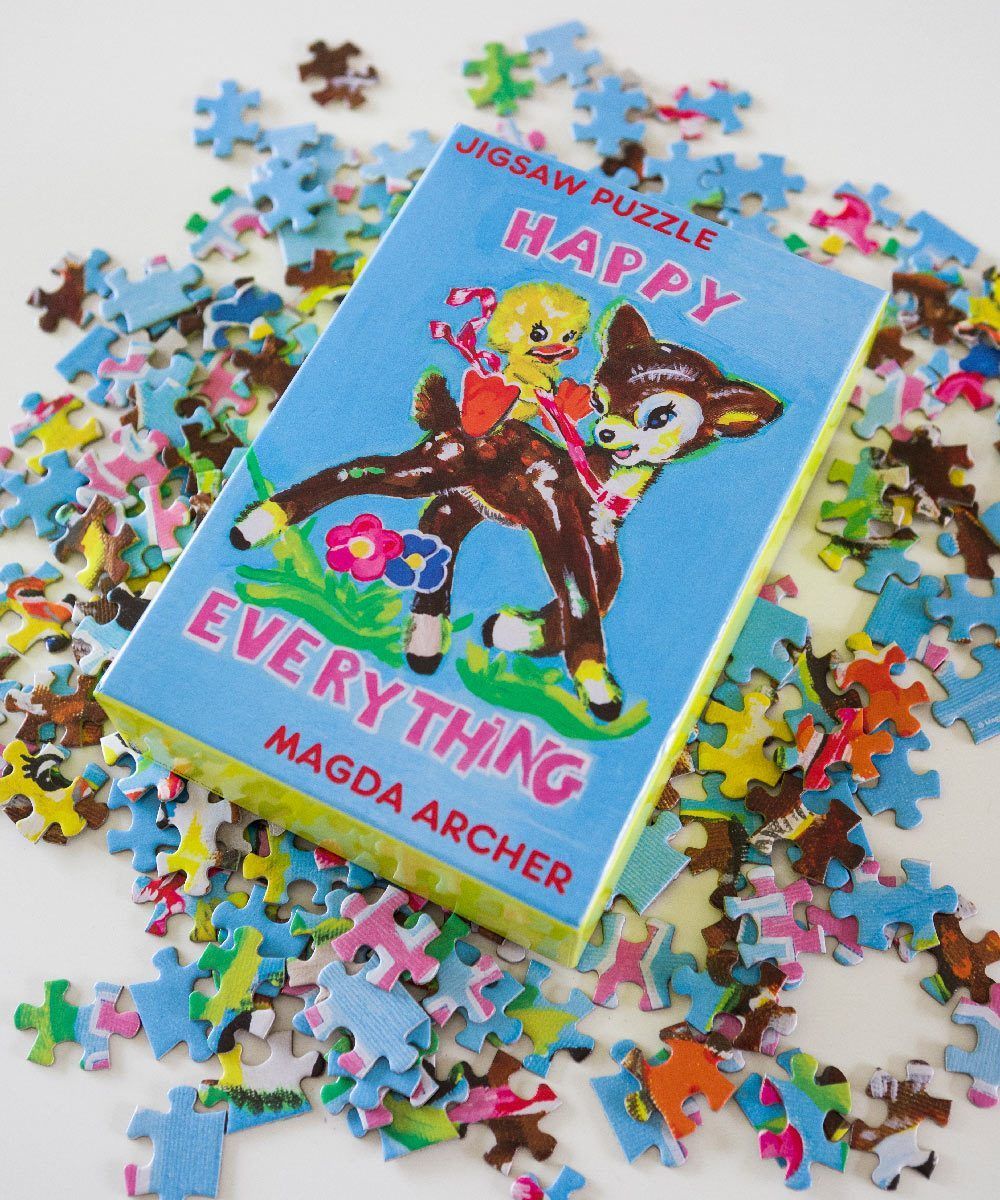 Happy Everything Jigsaw Puzzle by Magda Archer x Third Drawer Down - Image 3