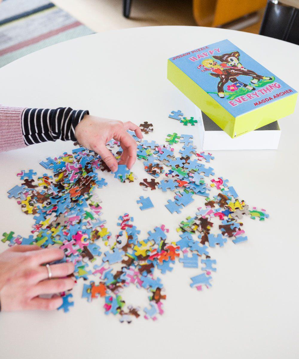 Happy Everything Jigsaw Puzzle by Magda Archer x Third Drawer Down - Image 4
