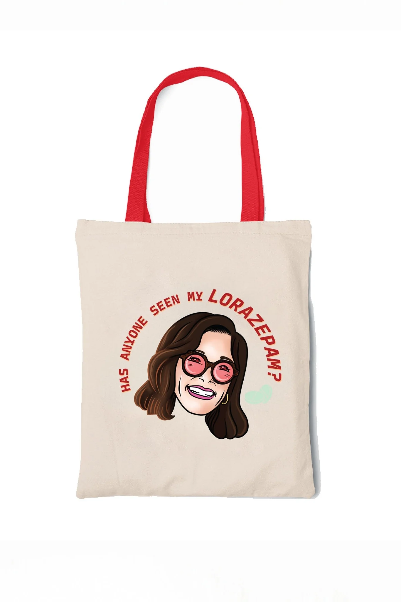 Has Anyone Seen My Lorazepam? White Lotus - Canvas Tote Bag - Image 2