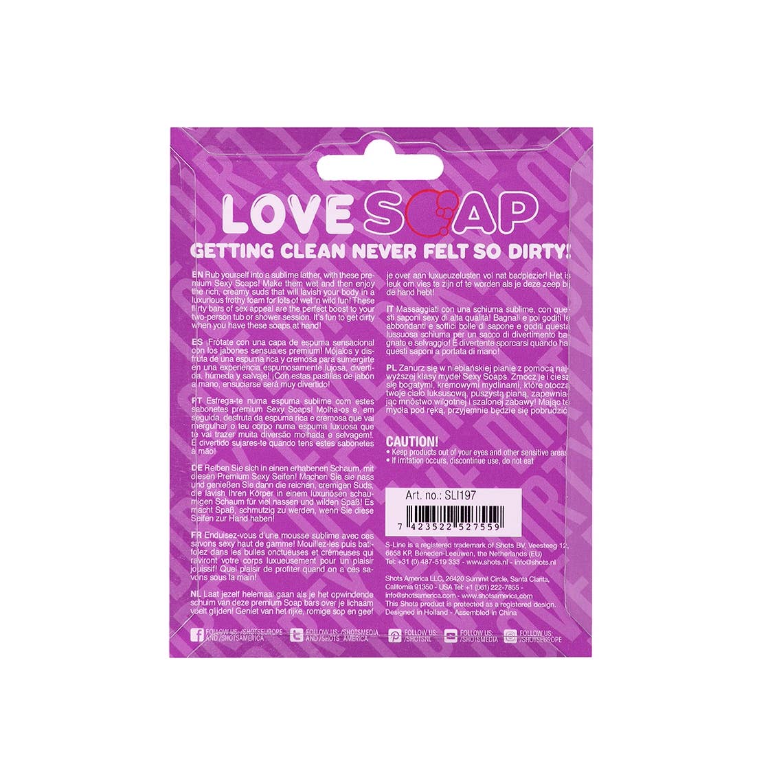 Heart Soap - Dirty Love - Lavender Scented - Image 3
