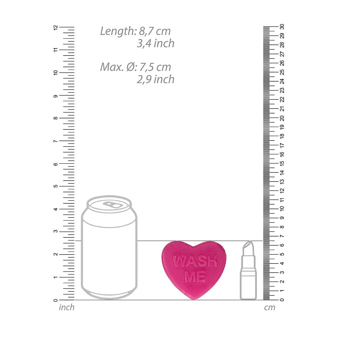 Heart Soap - Wash Me - Image 4