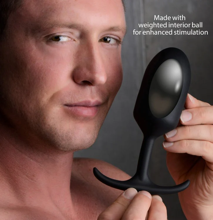 Heavy Hitters Premium Silicone Weighted Anal Plug: S-XL - Image 5