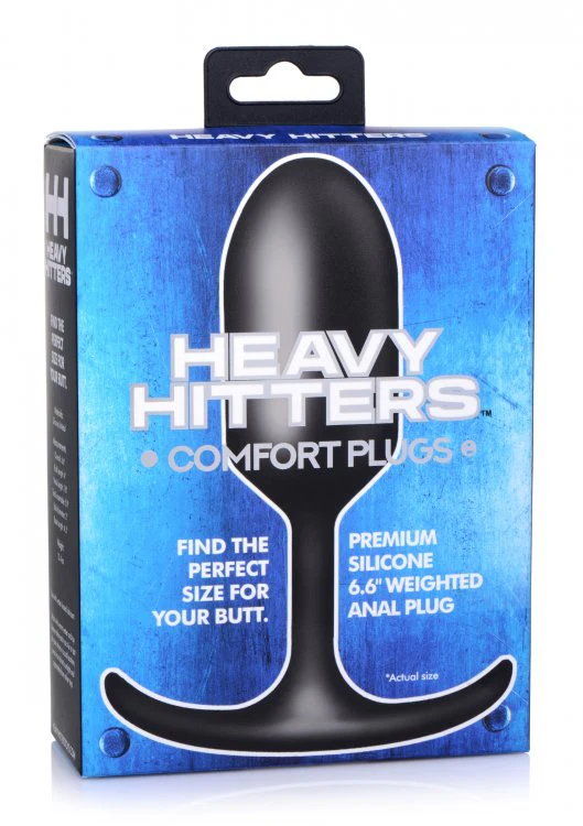 Heavy Hitters Premium Silicone Weighted Anal Plug: S-XL - Image 8