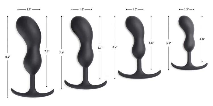 Heavy Hitters Premium Silicone Weighted Prostate Plugs: S-XL - Image 15