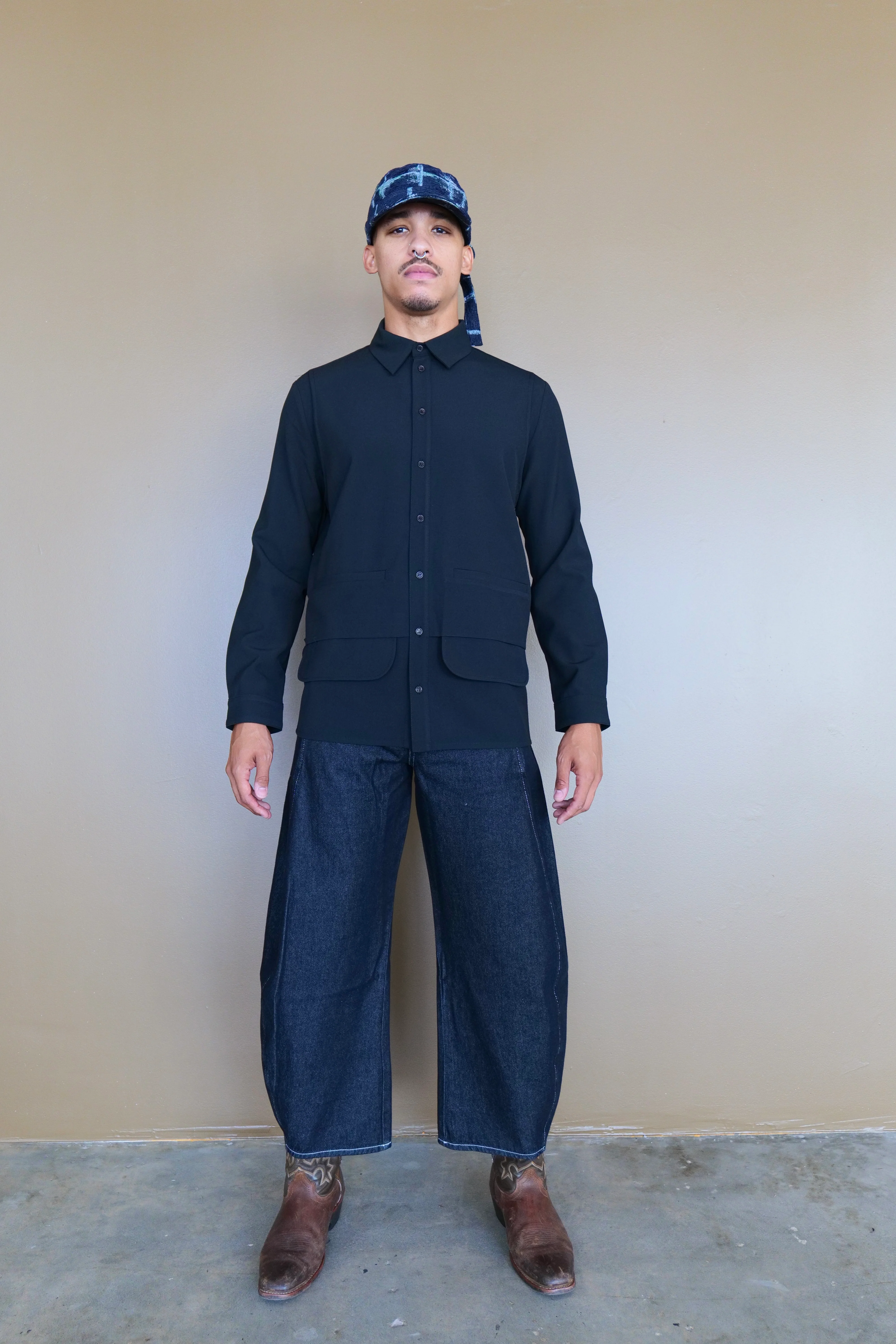 Henrik Vibskov ANTS SHIRT - BLACK - Image 4
