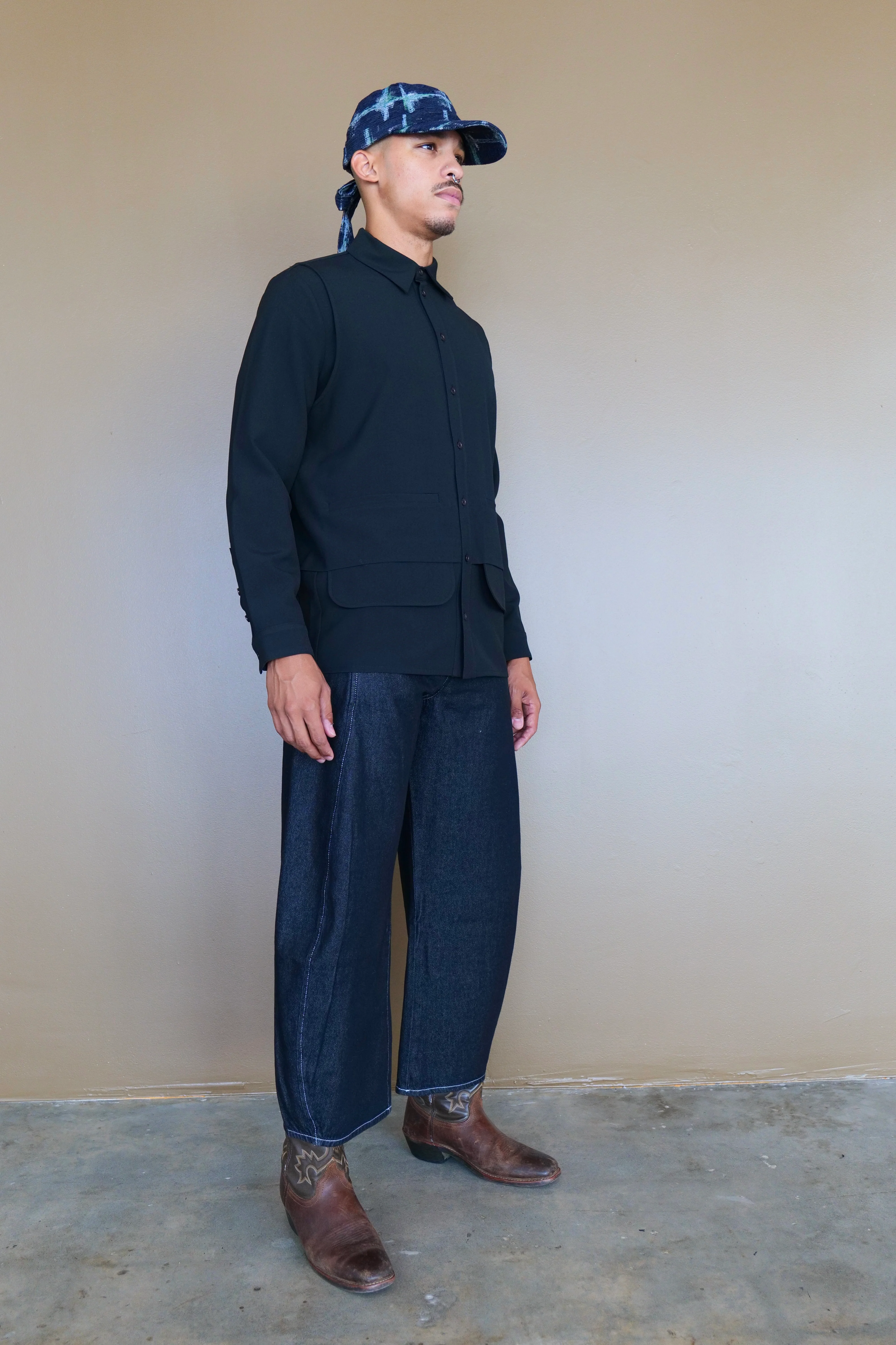 Henrik Vibskov ANTS SHIRT - BLACK - Image 5