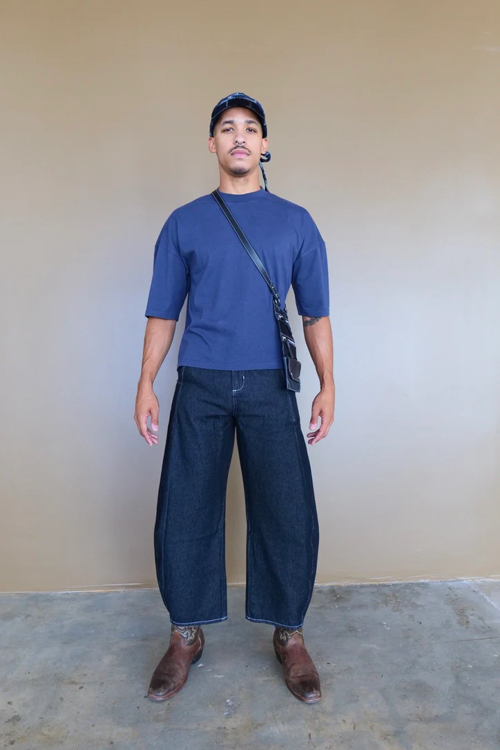 Henrik Vibskov BIG POT POWER TEE - NAVY - Image 3