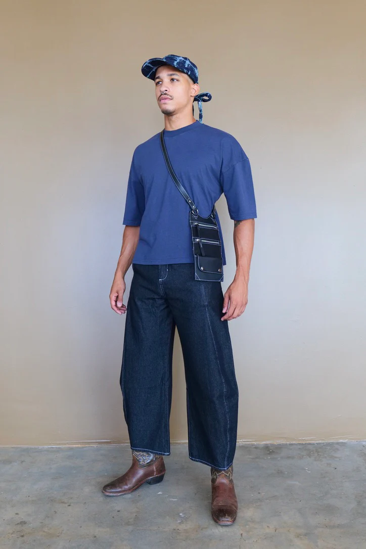 Henrik Vibskov BIG POT POWER TEE - NAVY - Image 4