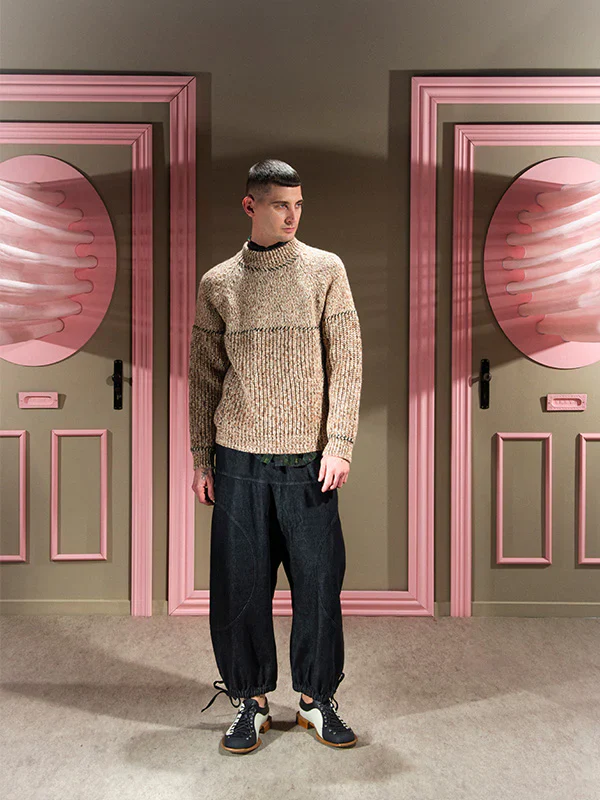 Henrik Vibskov STITCH JUMPER - FALL MIX - Image 4