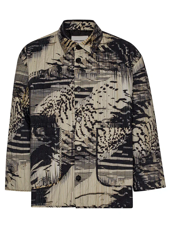 Henrik Vibskov WHEEL JACKET - BEIGE SHADOW WING - Image 8