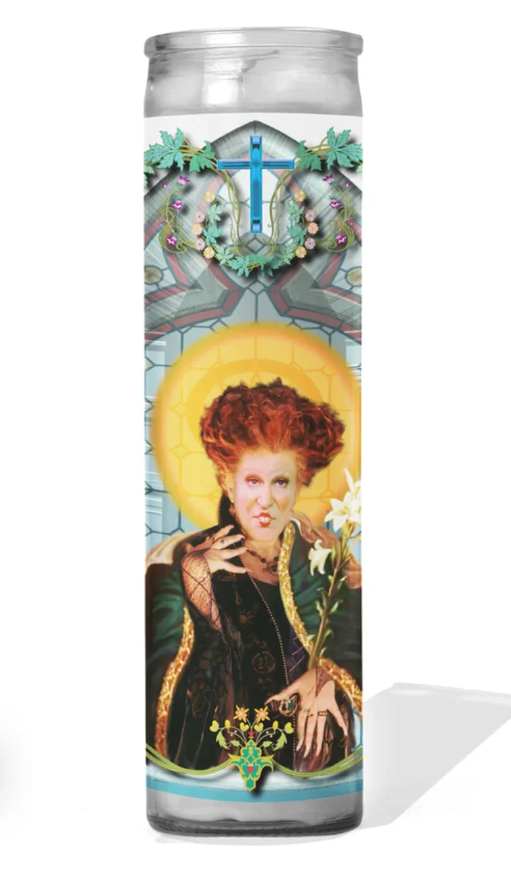 Hocus Pocus - Winifred Sanderson Celebrity Prayer Candle - Image 2
