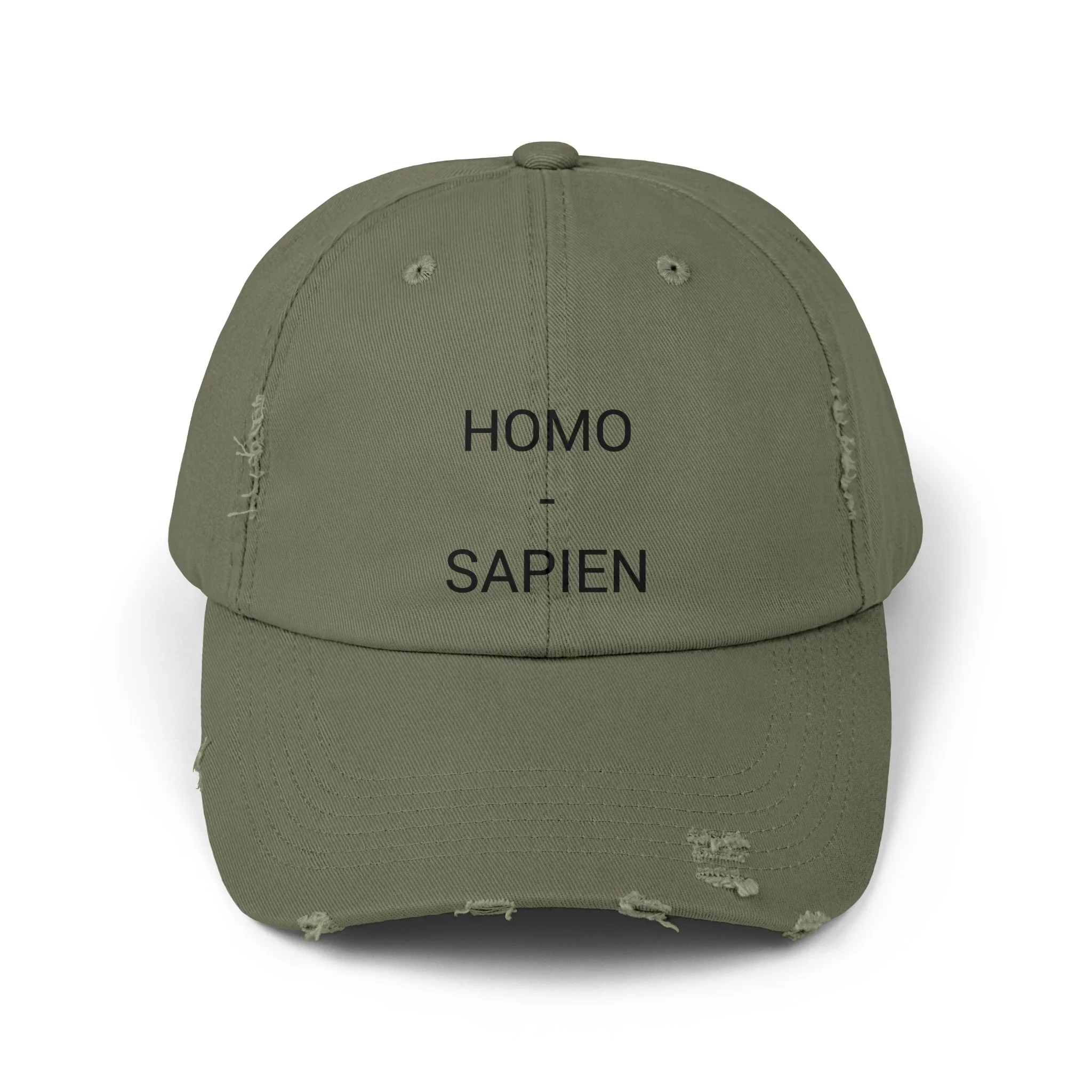 HOMO-SAPIEN Distressed Cap in 6 colors - Image 3