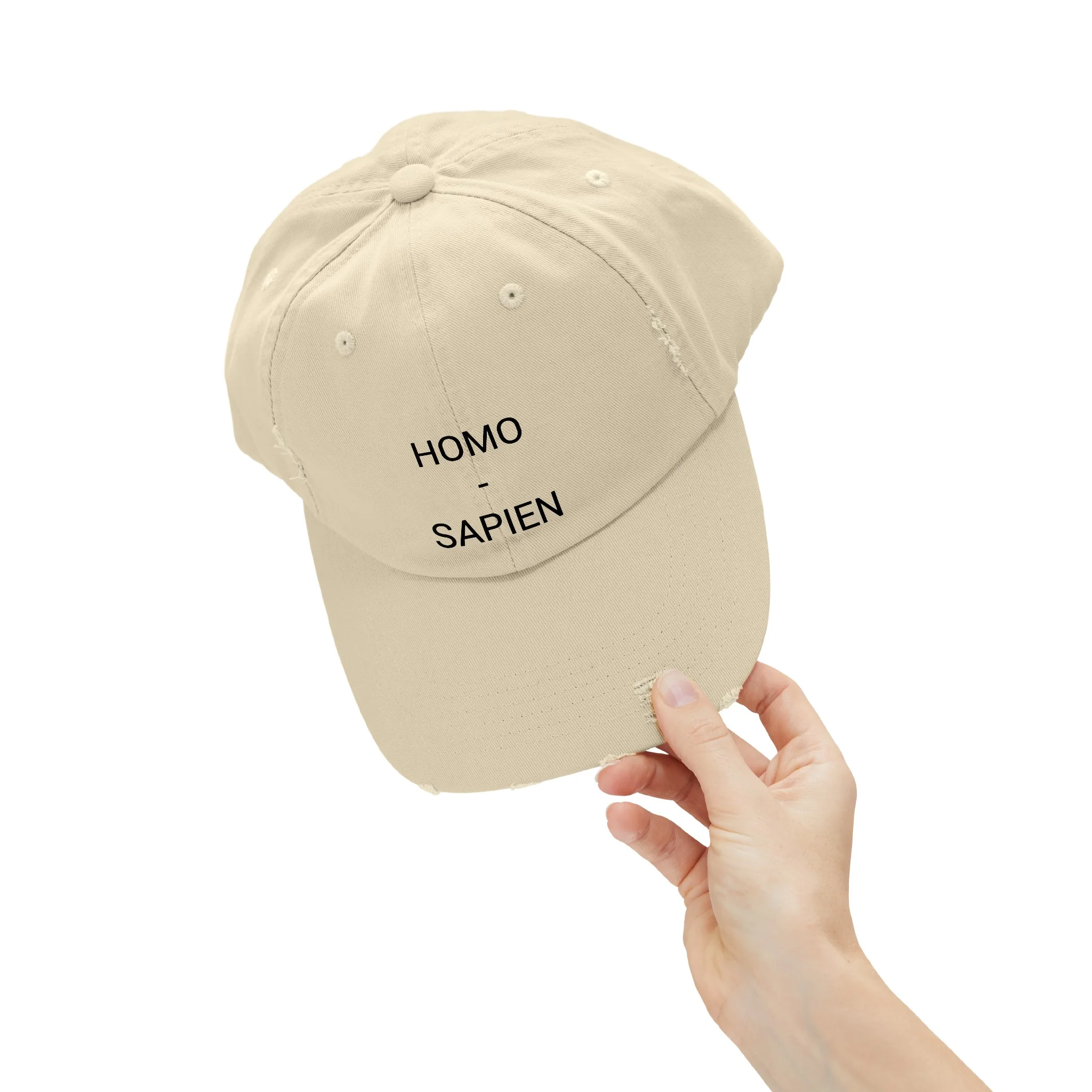 HOMO-SAPIEN Distressed Cap in 6 colors - Image 37