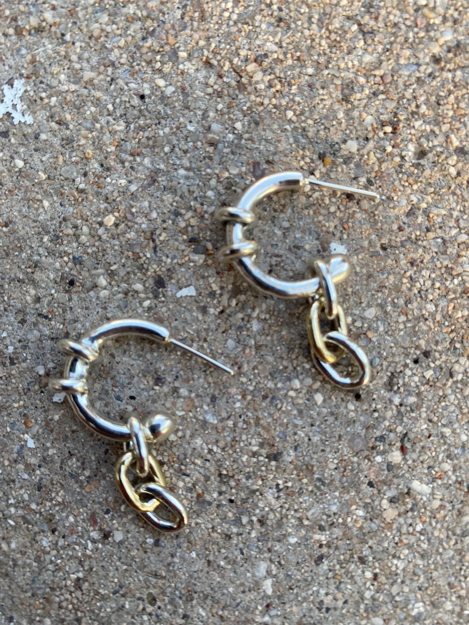Hoop Stud Earrings by Gilty Boy - Image 2