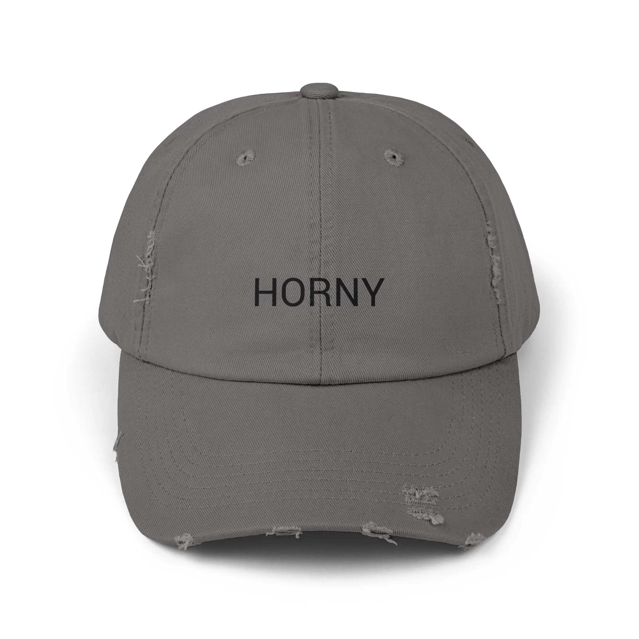 HORNY Distressed Cap in 6 colors - Image 4