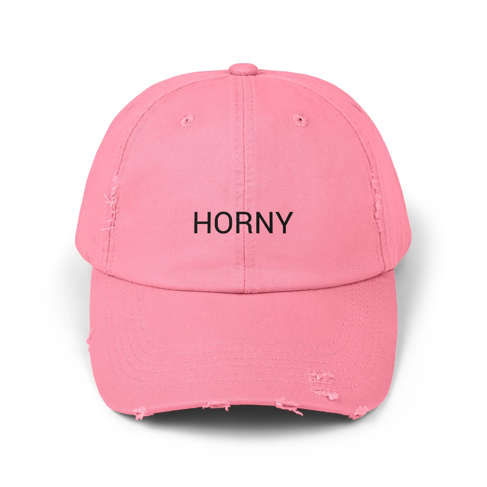 HORNY Distressed Cap in 6 colors - Image 7