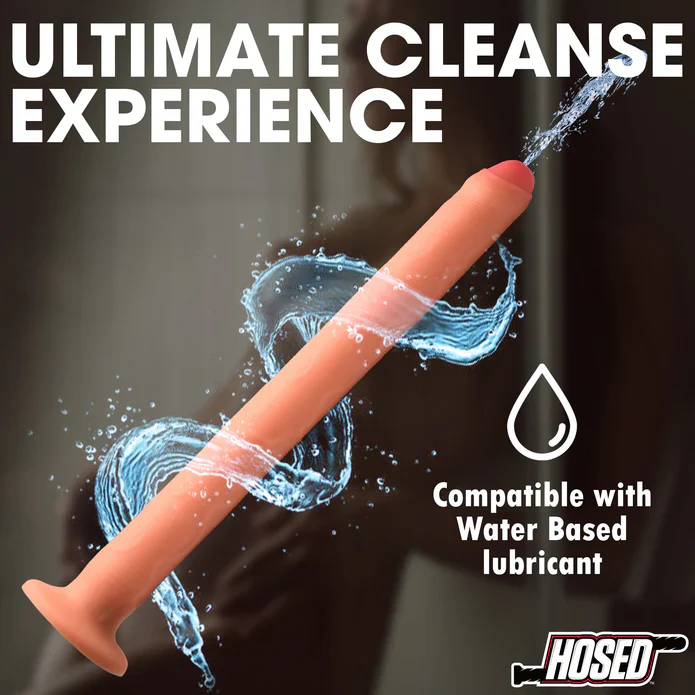 Hosed 15" Thick Silicone Enema Hose - Image 2