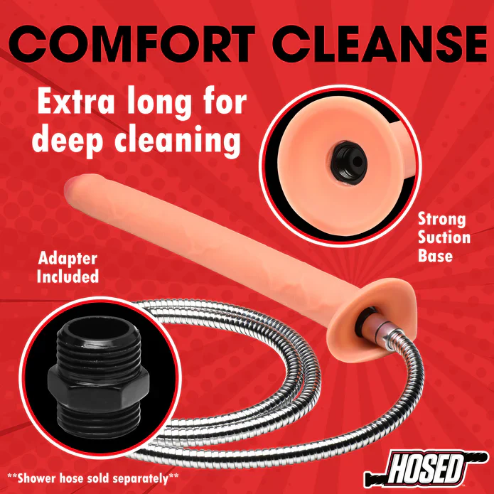 Hosed 15" Thick Silicone Enema Hose - Image 5