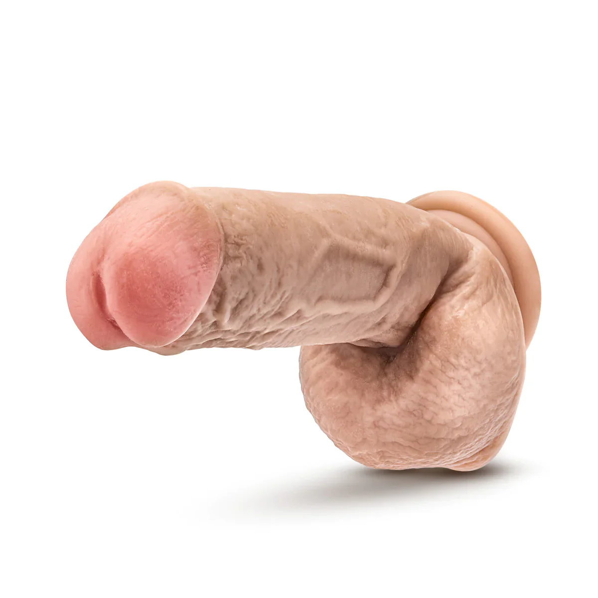 Hung Rider Trigger Realistic Beige 8.5-Inch Long Dildo With Balls - Image 5