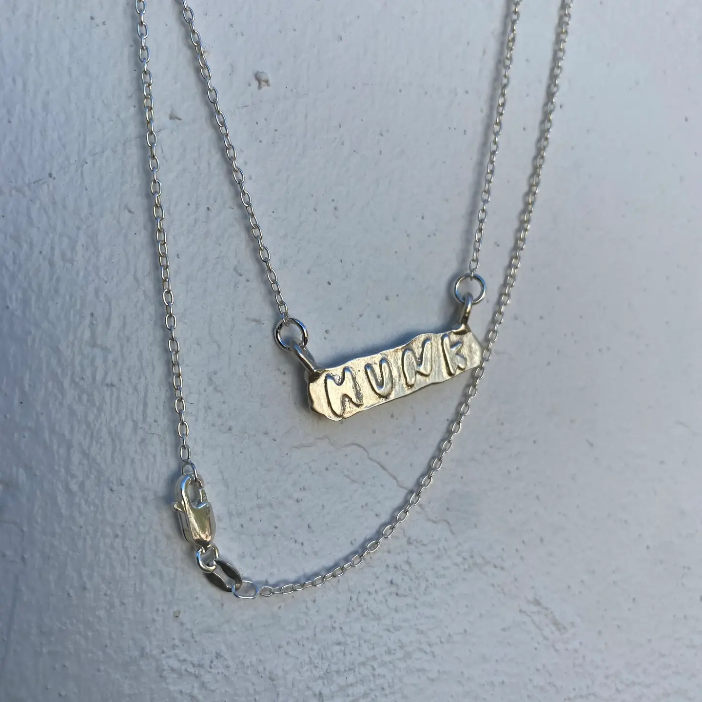 Hunk Charm Necklace Sterling Silver by Gilty Boy