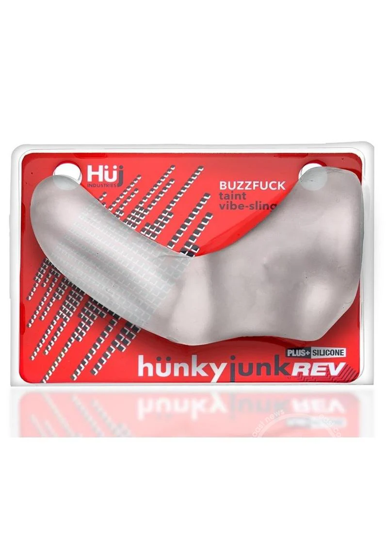 Hunkyjunk Buzzfuck Reverb Vibrating Taintsling - Clear Ice - Image 2